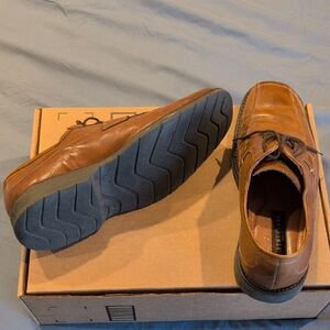 STRUCTURE Made In Italy. Size 12 Mens. Brown Leather